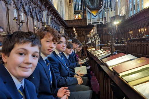 Choral evensong at New College, Oxford